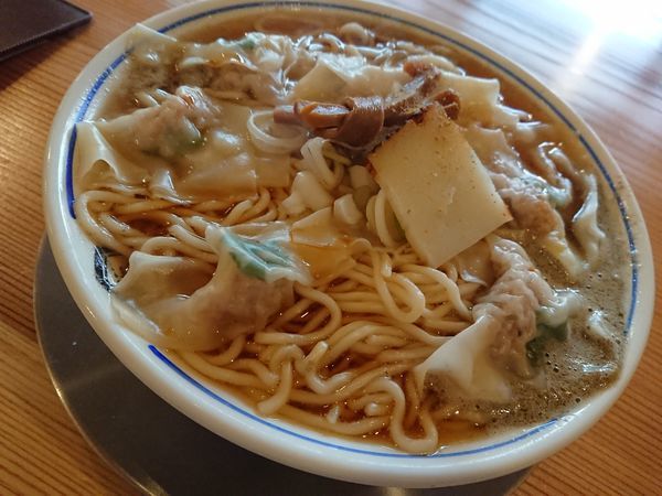 「焼干わんたんそば大 900円」@中華そば ひらこ屋 㐂ぼしの写真