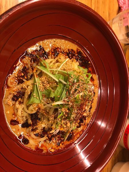 「汁なし金胡麻坦々麺(780円)」@金蠍の写真