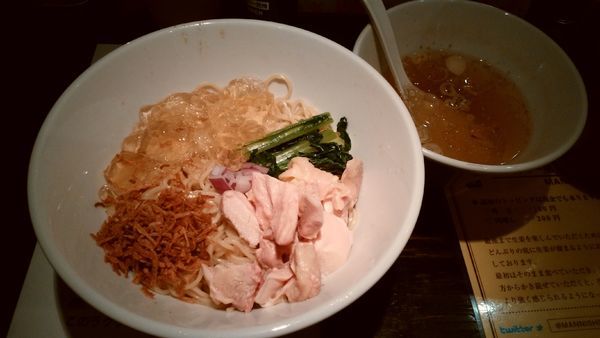 「【夏季限定】冷やし油そば」@塩生姜らー麺専門店 MANNISHの写真