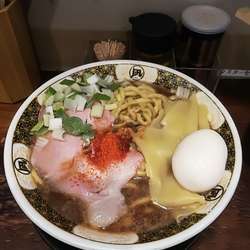 すごい煮干ラーメン　大　トッピング卵