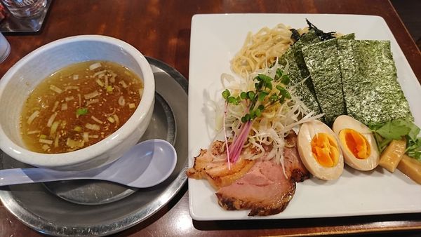 「特製つけ麺(塩)1080円」@<真>卓朗商店の写真