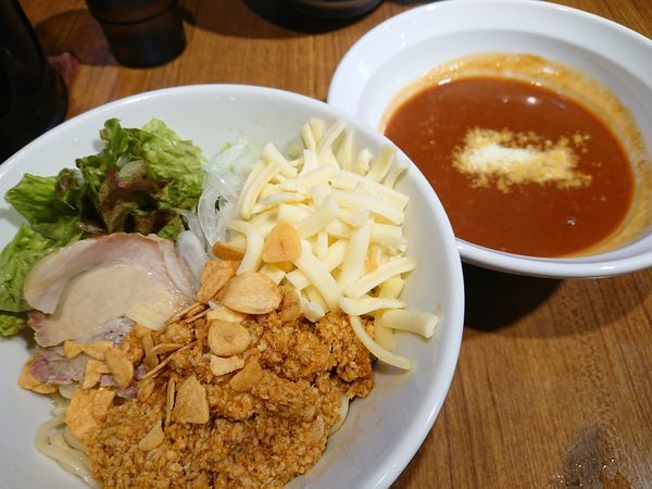 「【限定】夏のトマトカレーつけそば 880円」@寿製麺よしかわ 川越店の写真