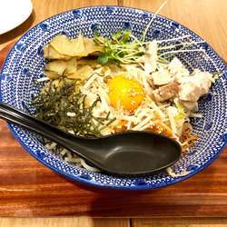 まぜそば＋焼き餃子