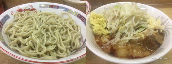 「つけ麺（麺300gくらい）豚５枚程入」@ラーメン二郎 栃木街道店の写真