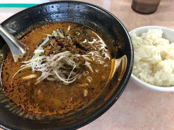 「黒胡麻担々麺 800円」@湯麺 破天荒の写真