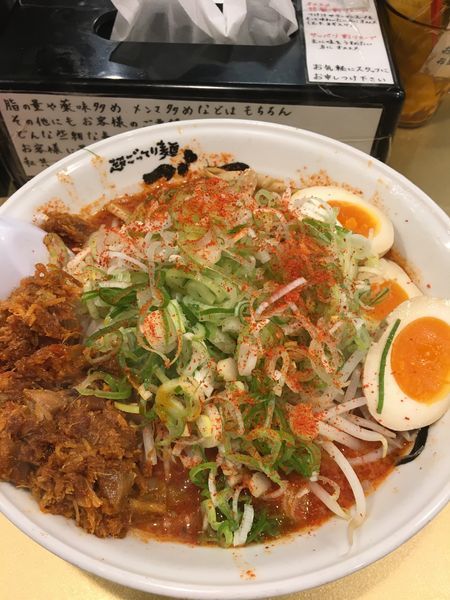 「激辛ラーメン」@超ごってり麺 ごっつ 亀戸本店の写真