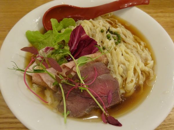 「夏のもみじ（鹿）の冷やしらーめん　　1500円」@麺や 七彩 八丁堀店の写真