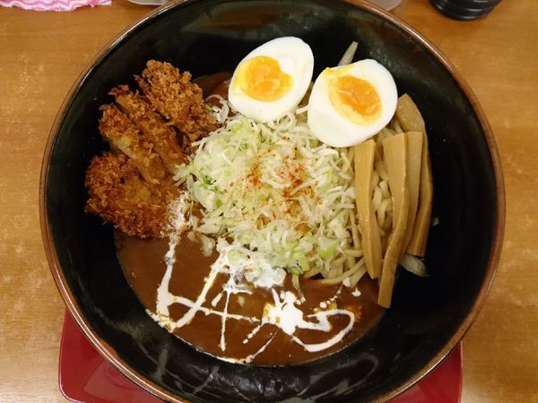 「カレーまぜそば」@らーめん我礫の写真