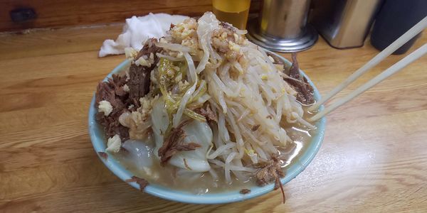 「ぶっかけ ニンニクヤサイ」@ラーメン そらの写真