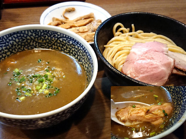 「極濃煮干しつけ麺＋メンマ増し」@煮干しつけ麺 宮元の写真
