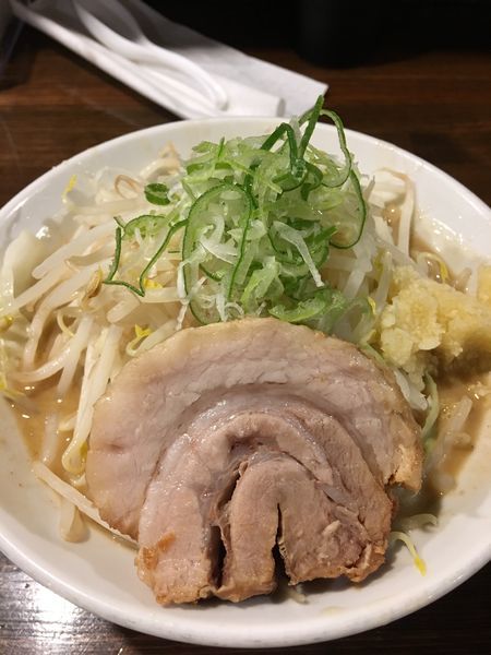 「ミニラーメン豚1枚」@ちばから 渋谷道玄坂店の写真