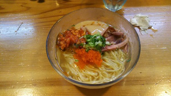 「（限定）オマール海老の冷やし海老鮮丸」@はりけんラーメン 南店の写真