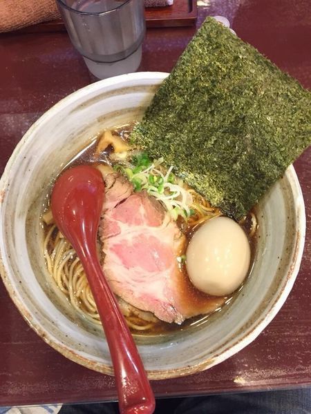 「煮干しそば 醤油、和え玉」@麺屋 照の坊の写真