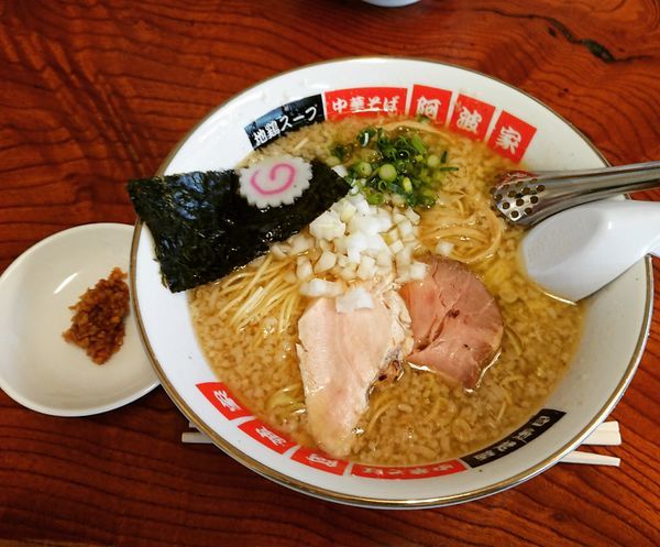 「背油らーめん(醤油)770円」@阿波家 信州始店の写真