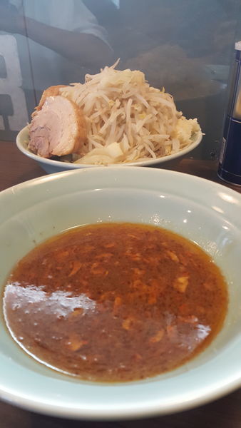 「つけ麺小・野菜増し・ニンニク」@かじろうramen7の写真