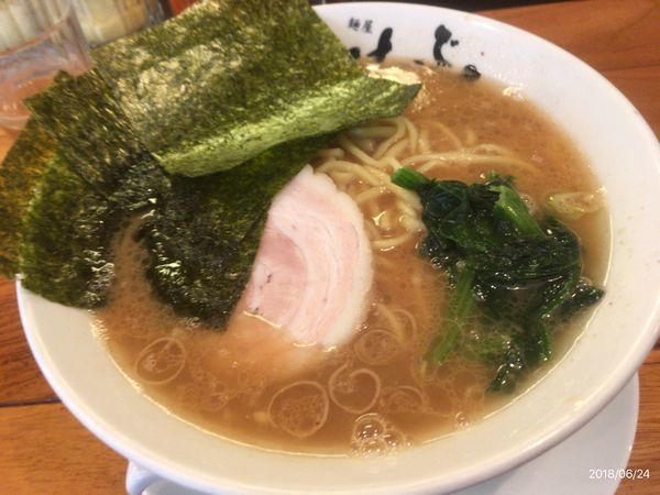 「ラーメン」@横浜家系 麺屋はやぶさの写真