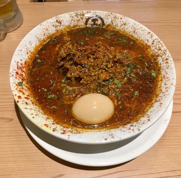 「香麺【品達店限定】+味玉」@つけめん玉 品達店の写真