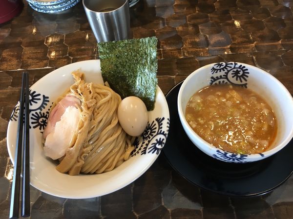 「海老つけぞば300g +味玉(900円 +100円)」@特級鶏蕎麦 龍介の写真