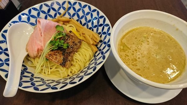 「濃厚鶏白湯つけ麺(塩)820円」@麺場ニ寅 川越店の写真