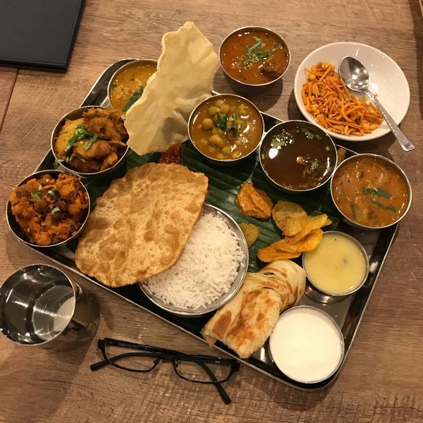 「ノンベジミールス」@ナンディニ 虎ノ門店の写真