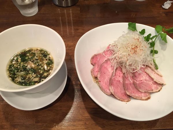 「醤油つけ麺」@創作麺工房 鳴龍の写真
