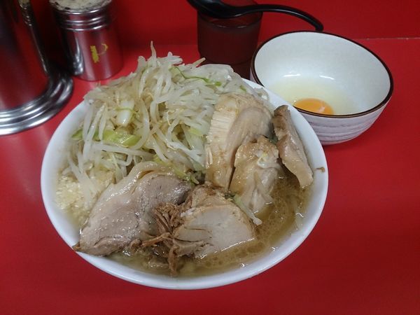 「小ラーメン豚入り」@ラーメン二郎 茨城守谷店の写真
