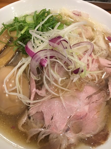 「特製煮干塩そば¥980」@中華そば ココカラサキゑの写真