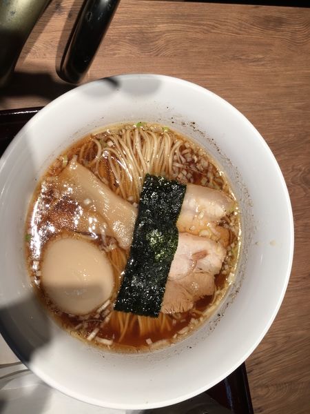 「味玉入り中華そば」@カドヤ食堂 阪神梅田店の写真