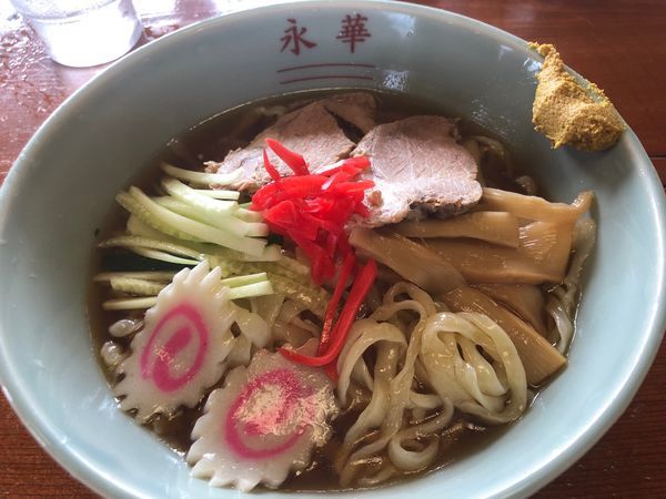 「冷やし中華そば800円」@佐野手打らーめん 永華の写真