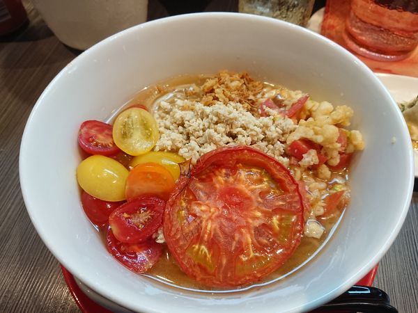 「【夏期限定】トマトと煮干しの冷やしSOBA900円」@柳麺 呉田-goden-の写真