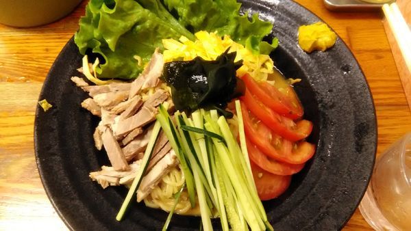 「冷やし中華」@横浜ラーメン厨房 うえむらやの写真