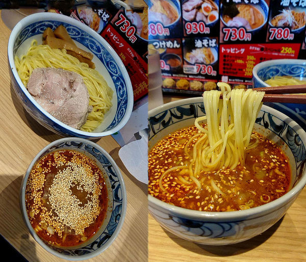 「限定『辛い冷しつけ麺+大盛(￥850+100)』」@中華そば 初代 修の写真