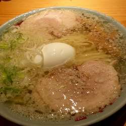 中華そば（背脂）＋塩味玉子