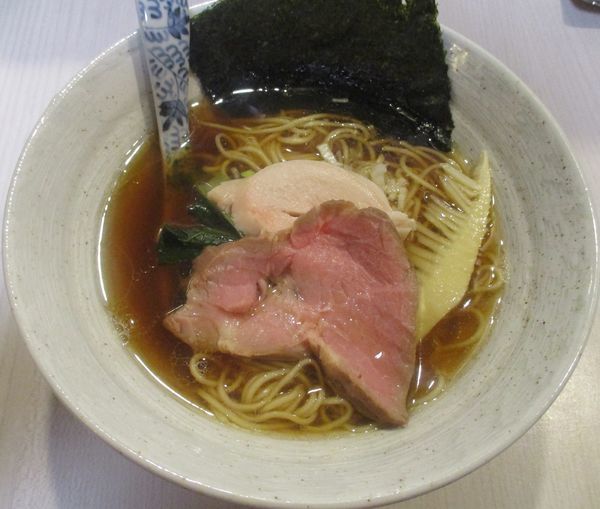 「醤油そば(中華麺)780円」@蕎麦いなりの写真