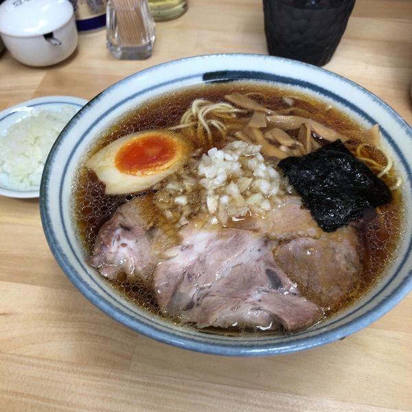 「ラーメン並  玉ねぎ増し」@一陽来福の写真