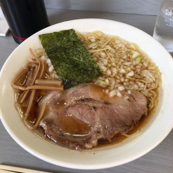 「ラーメン並  玉ねぎ増し」@でんでんの写真