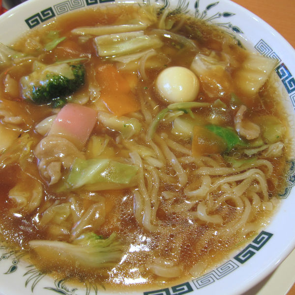 「五目あんかけラーメン 610円」@日高屋 田町東口店の写真