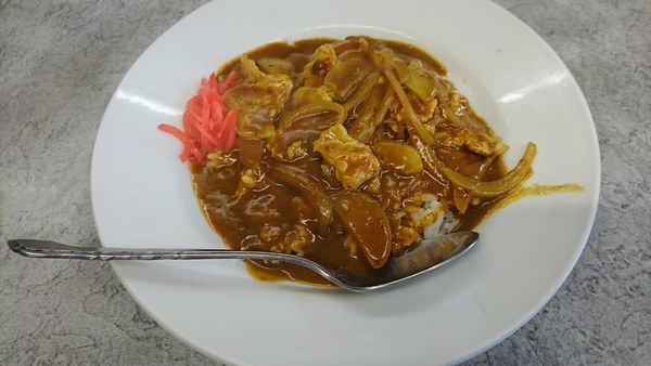 「カレーライス 600円」@せきぐちラーメン 東金町店の写真