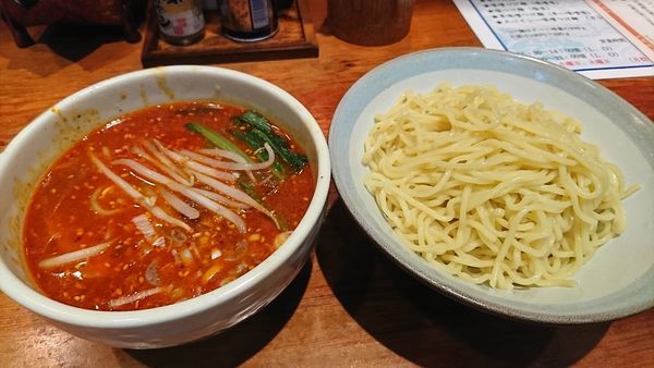 「辛味噌つけ麺 トッピングチャーシュー」@らーめん工房 胡山の写真
