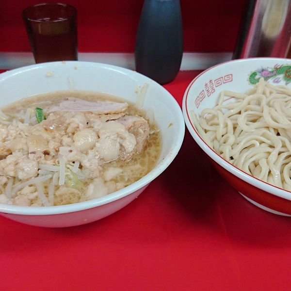 「つけ麺 ニンニク脂レモン」@ラーメン二郎 湘南藤沢店の写真