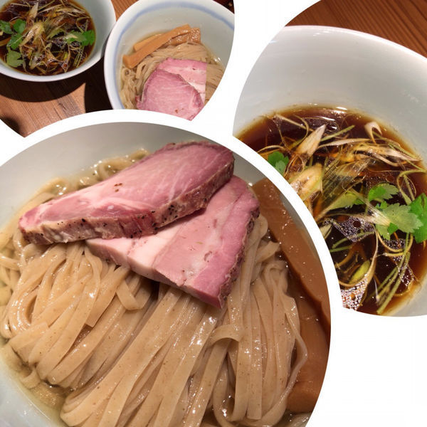 「醤油つけめん　830円」@らぁめん鴇の写真