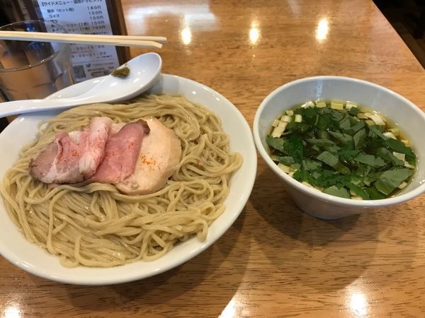 「鶏と豚のつけ麺」@らーめん はや川の写真