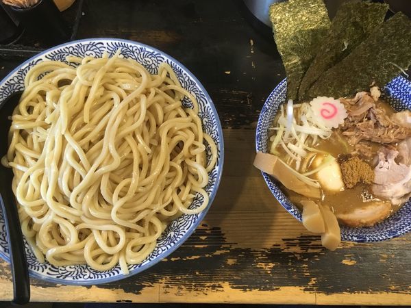 「つけめん特盛＆特製トッピング」@狼煙 〜NOROSHI〜の写真