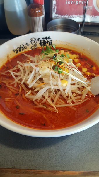 「辛みそらーめん3辛」@らーめん一家 麺小屋 おゆみ野店の写真