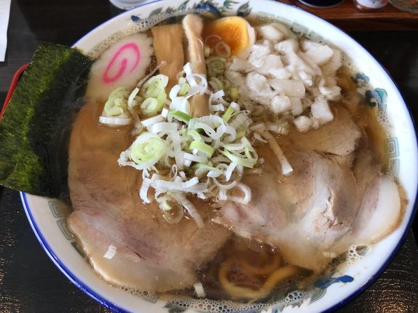 「エソ煮干し中華  650円」@麺場くうが？ 山形桧町店の写真