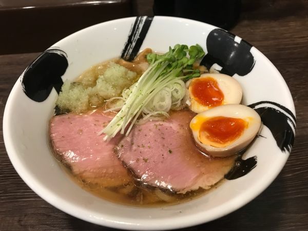「冷おろしサンマラーメン」@南森町きんせいの写真