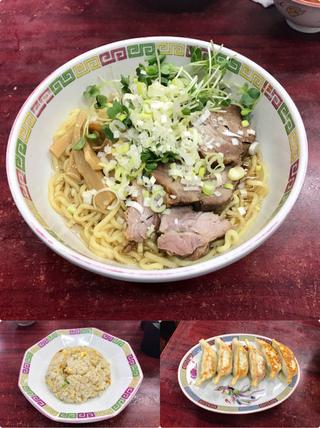 「チャーシュー宝そばセット＋餃子」@宝華の写真