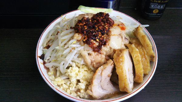 「小ラーメン 豚入り」@ラーメン二郎 川越店の写真