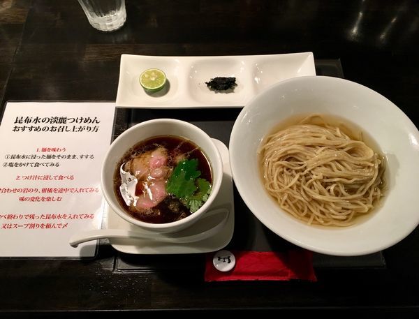 「昆布水の淡麗つけめん」@KaneKitchen Noodlesの写真