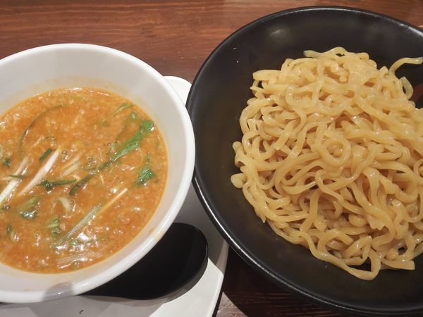 「海老豚骨つけ麺」@らーめん 風伯 万代店の写真